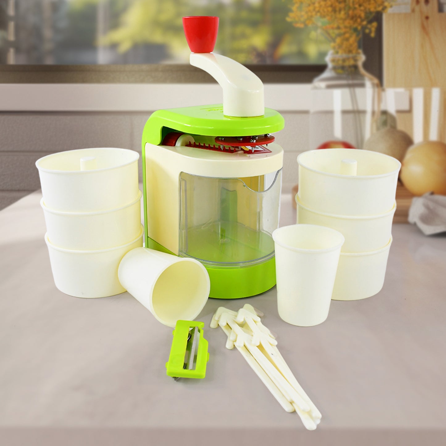Ritu Multi-function Spiral Potato Twister Snack Maker Machine (1 Set)
