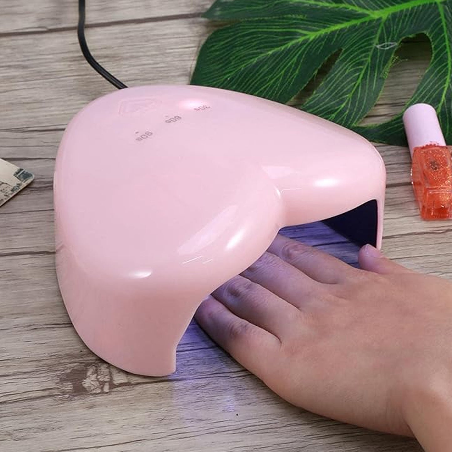 Led Uv Lamp Nail Dryer Gel Nail Lamp Nail Polish Curing Lamp (1 Pc Mix Design)