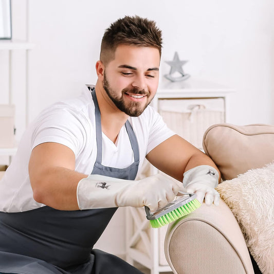 Reusable Deer Print Rubber Cleaning Gloves (1 Pair )