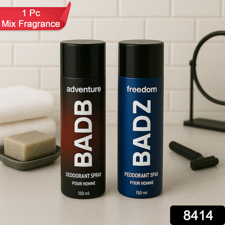 Mens Deodorant Body Spray 150ml (Adventure Freedom Variant 1 Pc Random Mix)