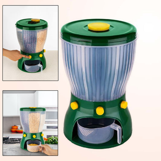 4 In 1 360 Degree Rotation Cereal Dispenser (Approx 10 Kg 1 Pc)