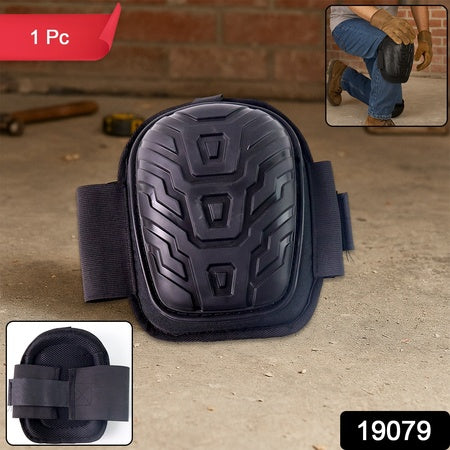 Heavy-duty Work Knee Pad With Shock-resistant Shell Adjustable Straps (1 Pc)