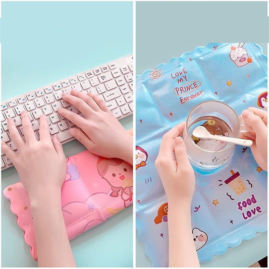 Ice Pad Cartoon Cute Summer Gel Cooling Office Cushion (3535 Cm 1 Pc)