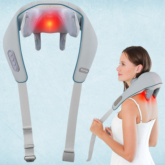 Neck Shoulder Massagers With Heat Electric Rechargeable (1 Pc)