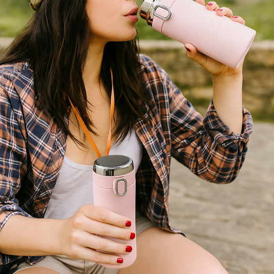 Smart Vacuum Insulated Water Bottle With Led Temperature Display Cold Hot Leak Proof Office Bottle Gym Home Kitchen Hiking Trekking Travel Bottle (Mix Color Design)