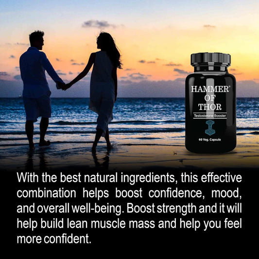 Hammer of Thor Immunty Capsule Herbal Supplement 100% Pure Natural Herbs Extract Only for Men 60 Capsule