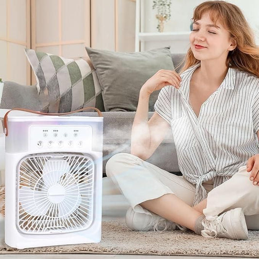 Multifunction Water Spray Mist Fan – USB Electric Air Cooler