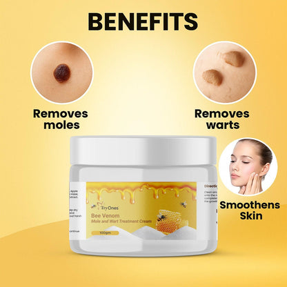 Bee Venom Mole and Wart Treatment Cream 100 gm Pack of 1
