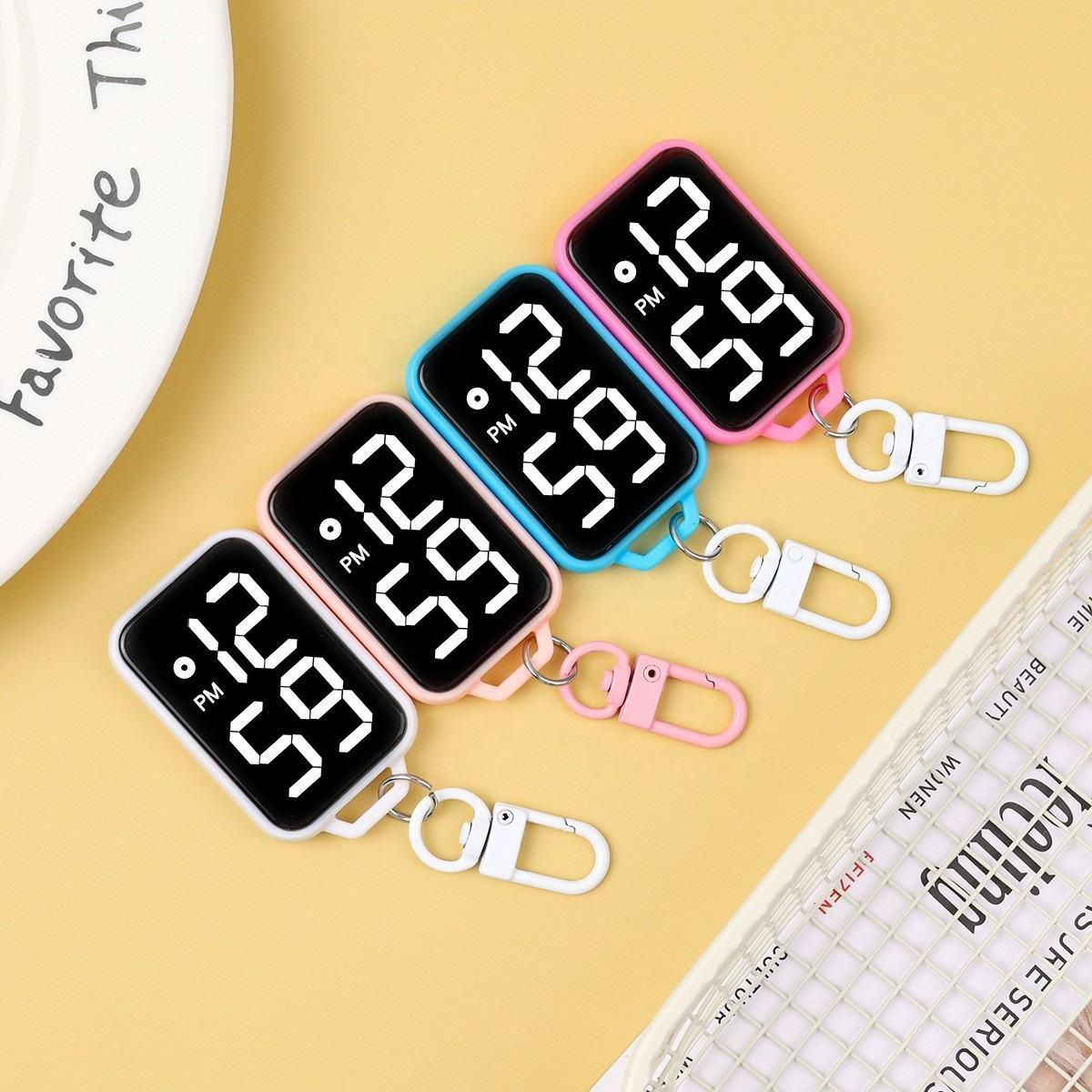 Digital Clock Keychain (Assorted Colors)