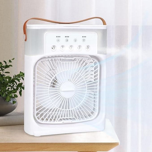 Multifunction Water Spray Mist Fan – USB Electric Air Cooler