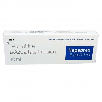Hepabrex  5Gm/10Ml  (L-Ornithine L-Aspartate Infusion)